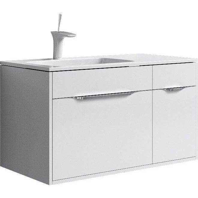 Тумба с умывальником Aqwella 5 Stars Malaga 90 цвет белый