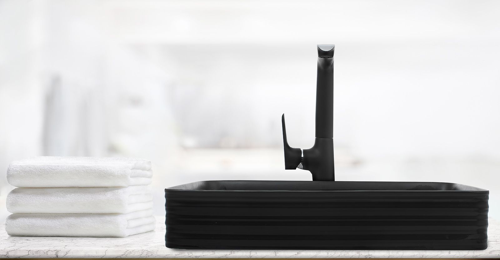 Раковина накладная WeltWasser ELBACH 2250 MB 67.5x38