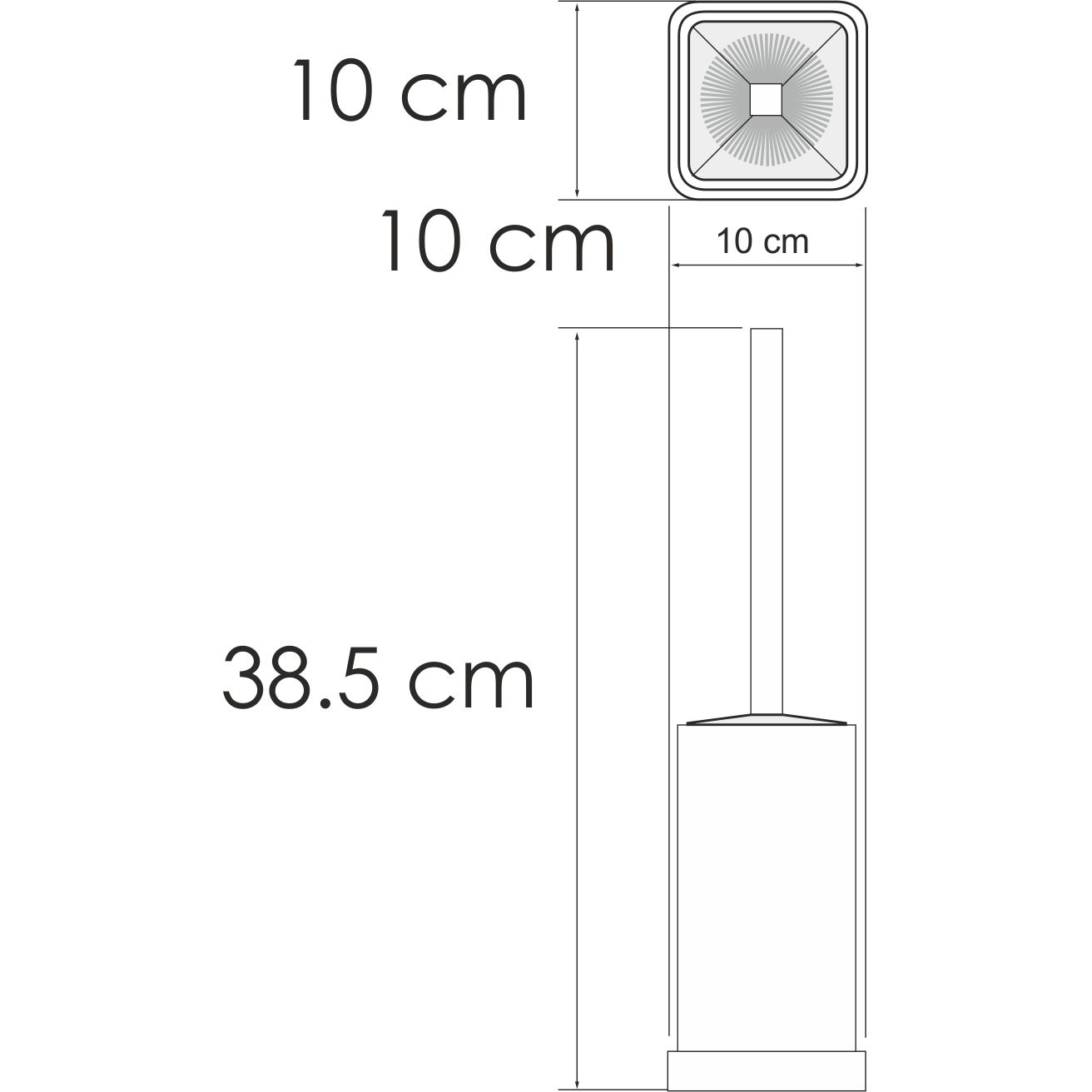Щетка для унитаза напольная WasserKRAFT, K-1037