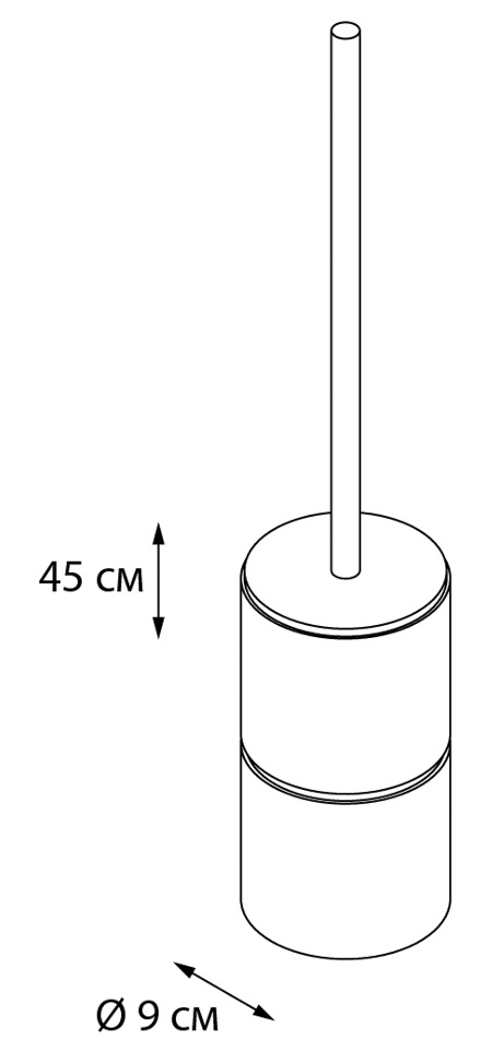 Ерш напольный Fixsen Nero, FX-240-5