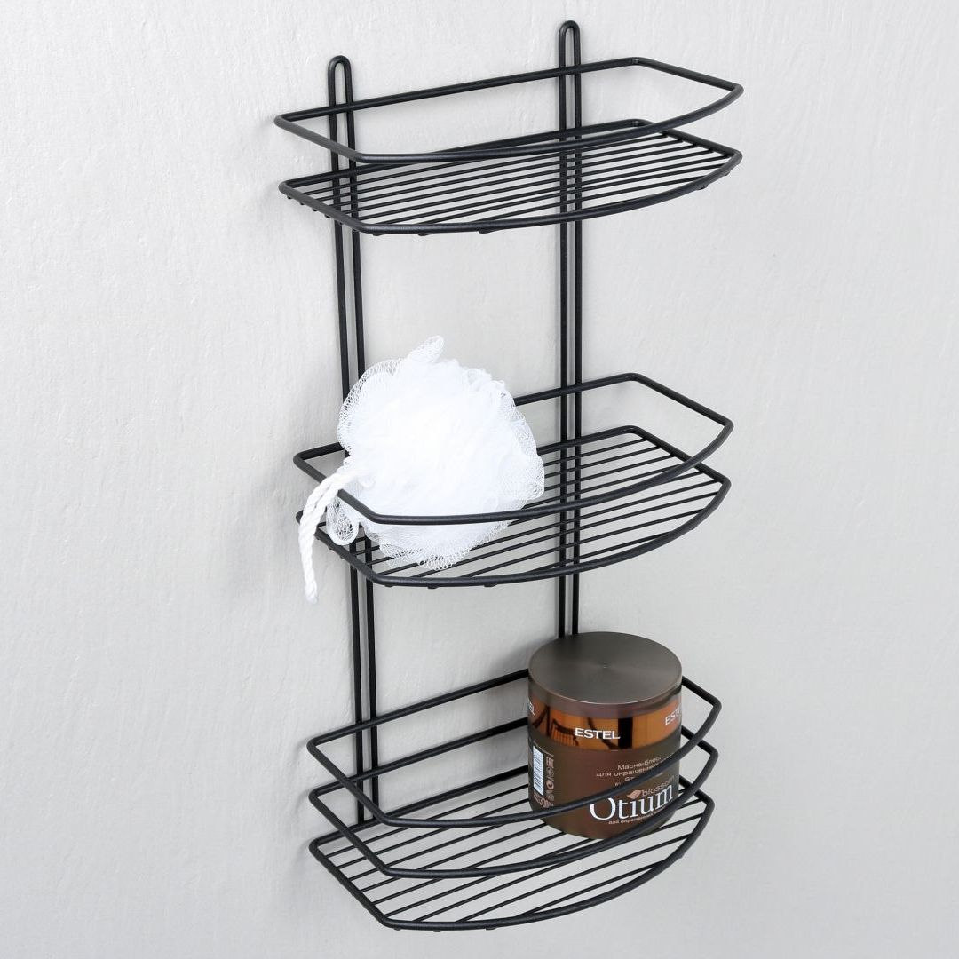 Полка овальная трехэтажная Fixsen, FX-720B-3