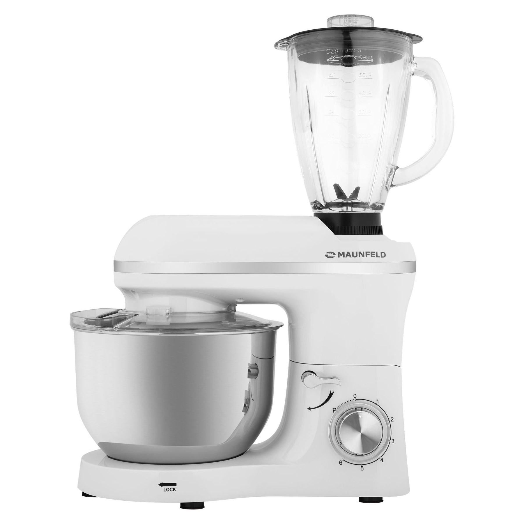 Кухонный комбайн 2 в 1 Maunfeld MF-435WH PRO