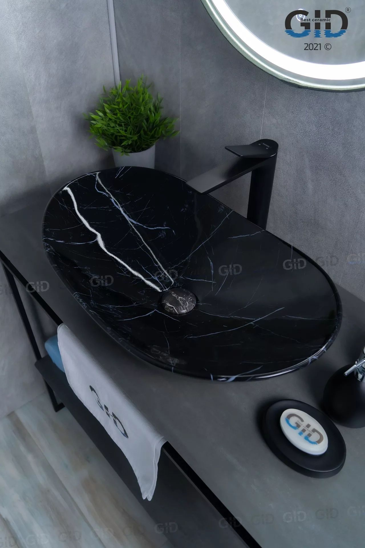 Умывальник Gid BS9811 61x37, 54467