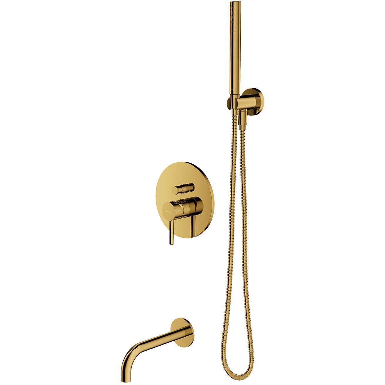 Душевая система для ванны скрытого монтажа с изливом Omnires, SYSYW01GL