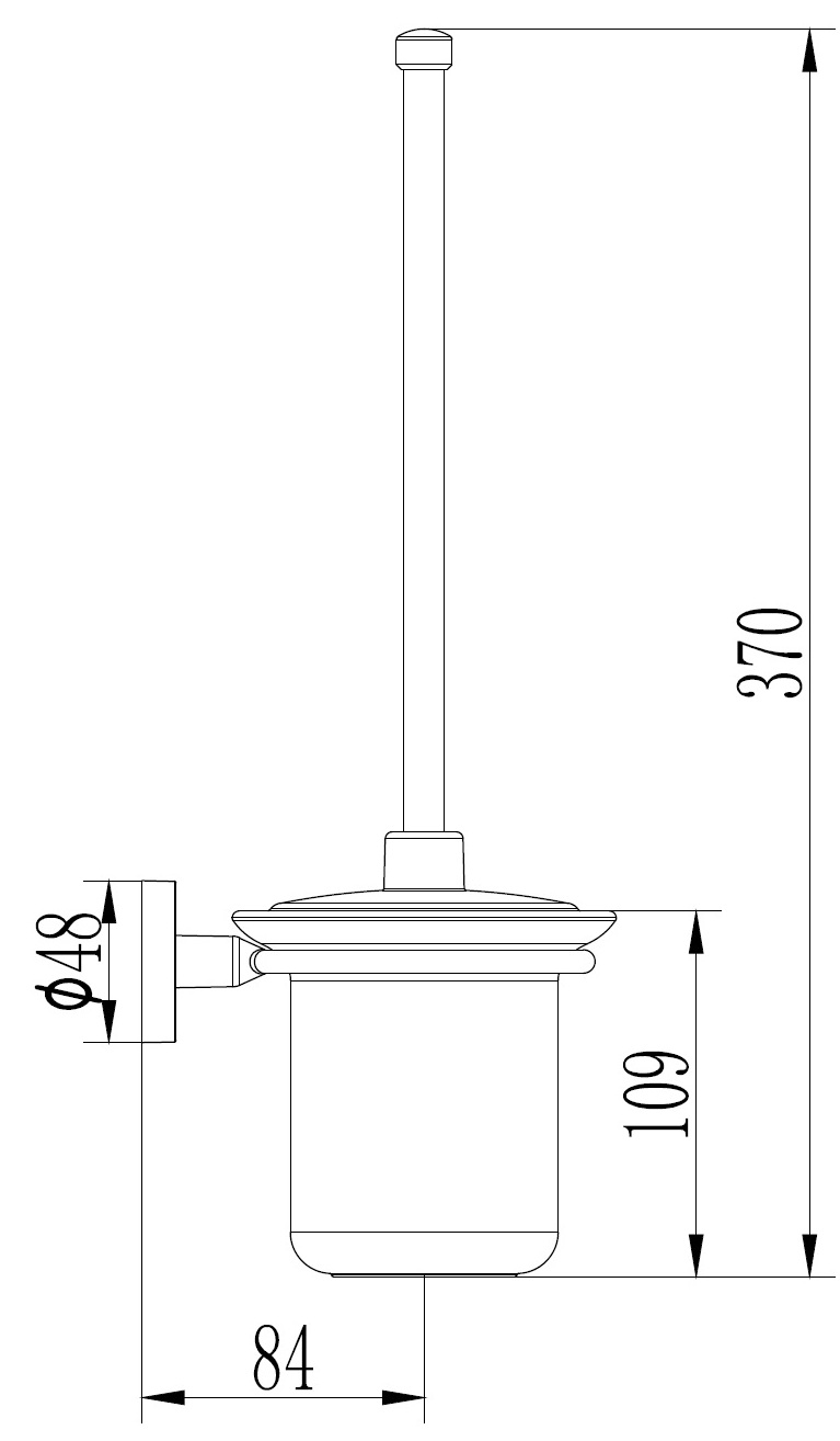 Ершик настенный Ledeme L1710