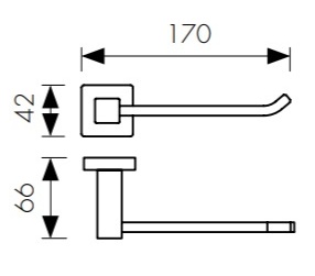 Держатель запасной туалетной бумаги Kaiser, KH-2320