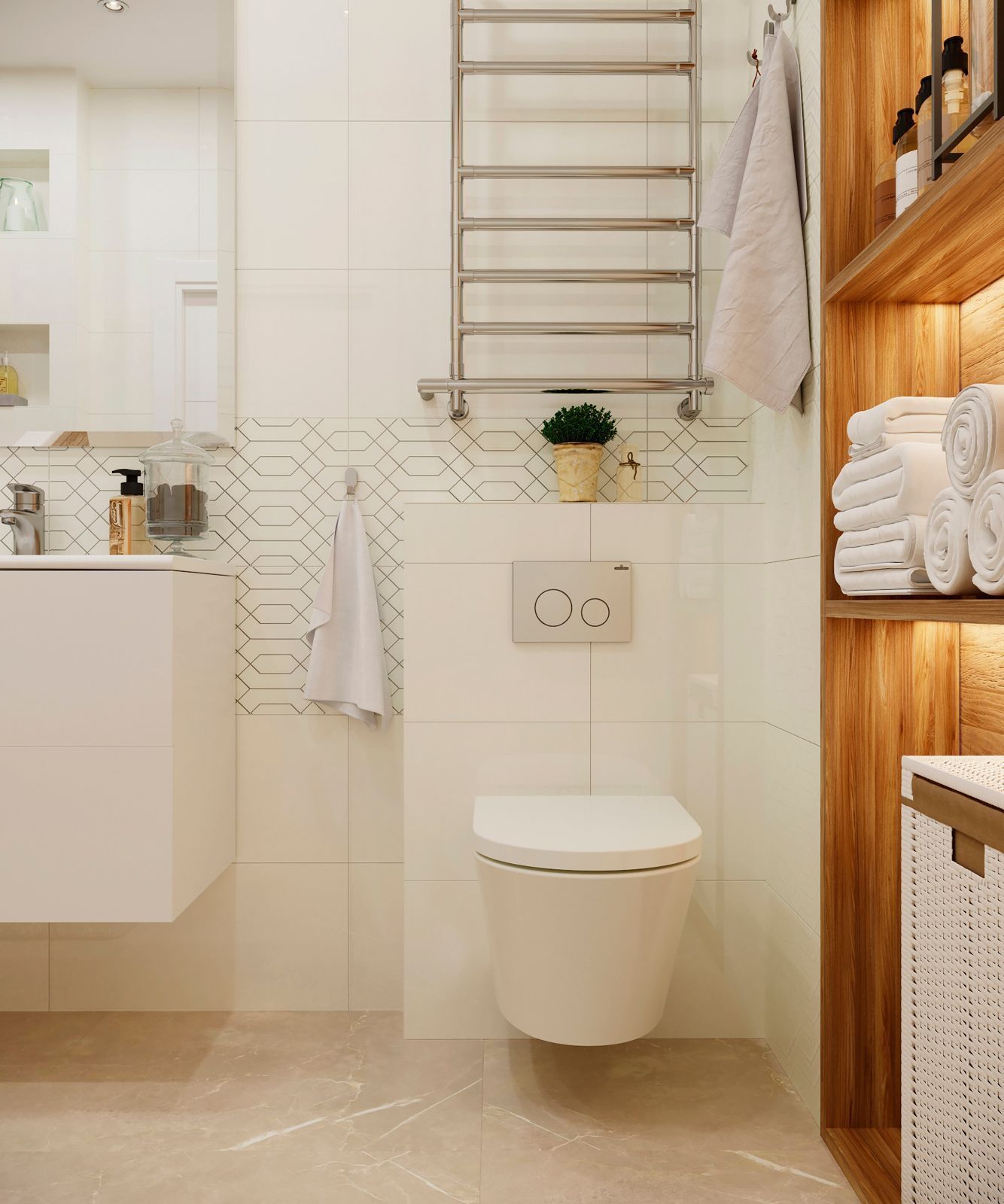 Подвесной унитаз Lavinia Boho Biore Rimless, 3304003R