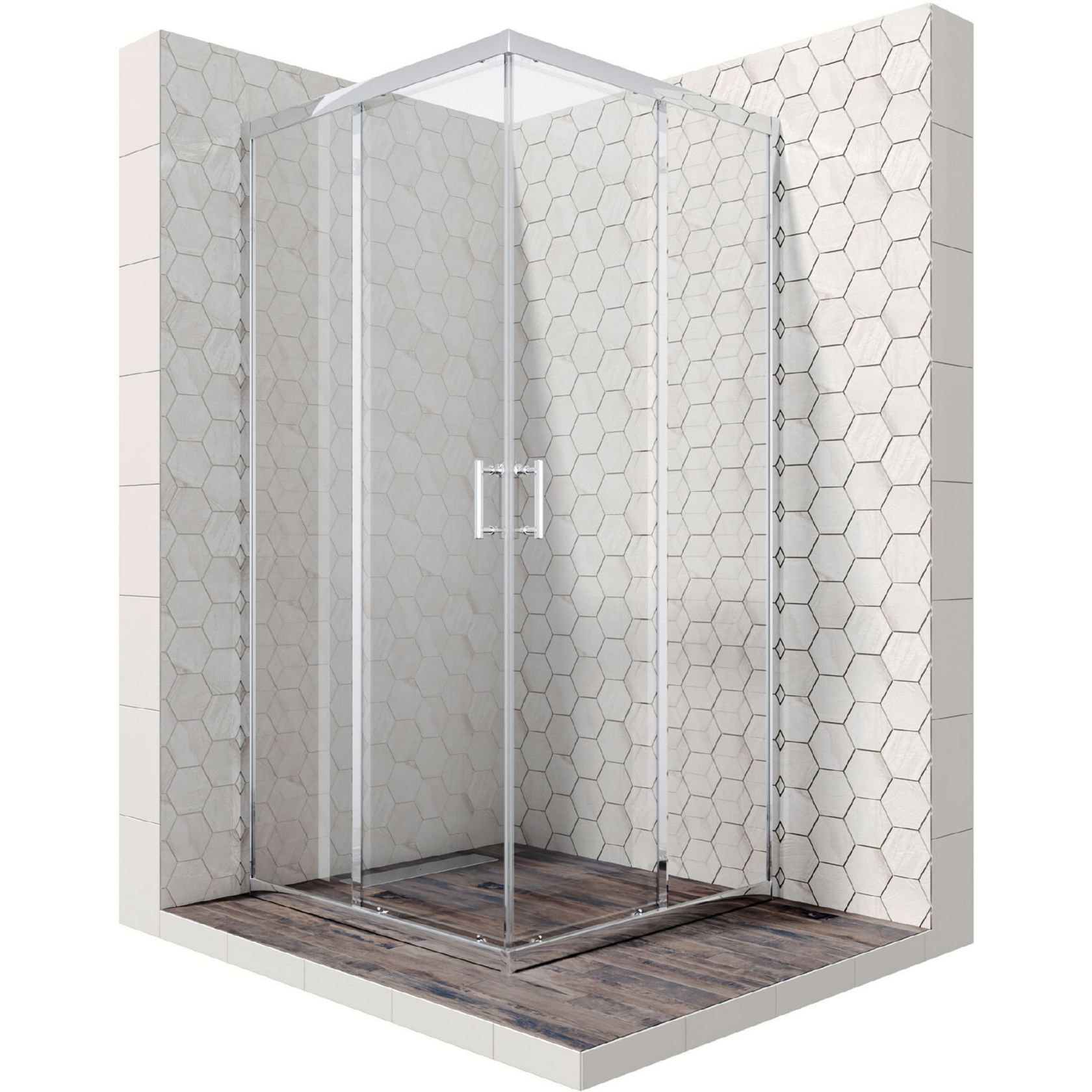 Квадратное душевое ограждение Ambassador Kingston