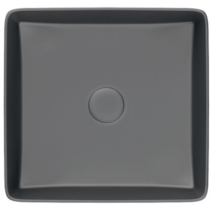 Умывальник накладной, серый матовый, Iddis Slide 36x36, SLIGM01i27