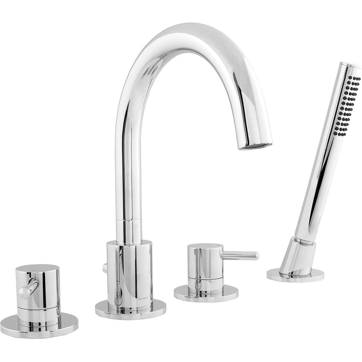 Смеситель для ванны на 4 отверстия Omnires Y, Y1232CR