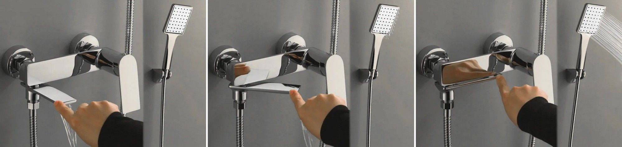 Смеситель для ванны Rea Storm Chrome, REA-B6204