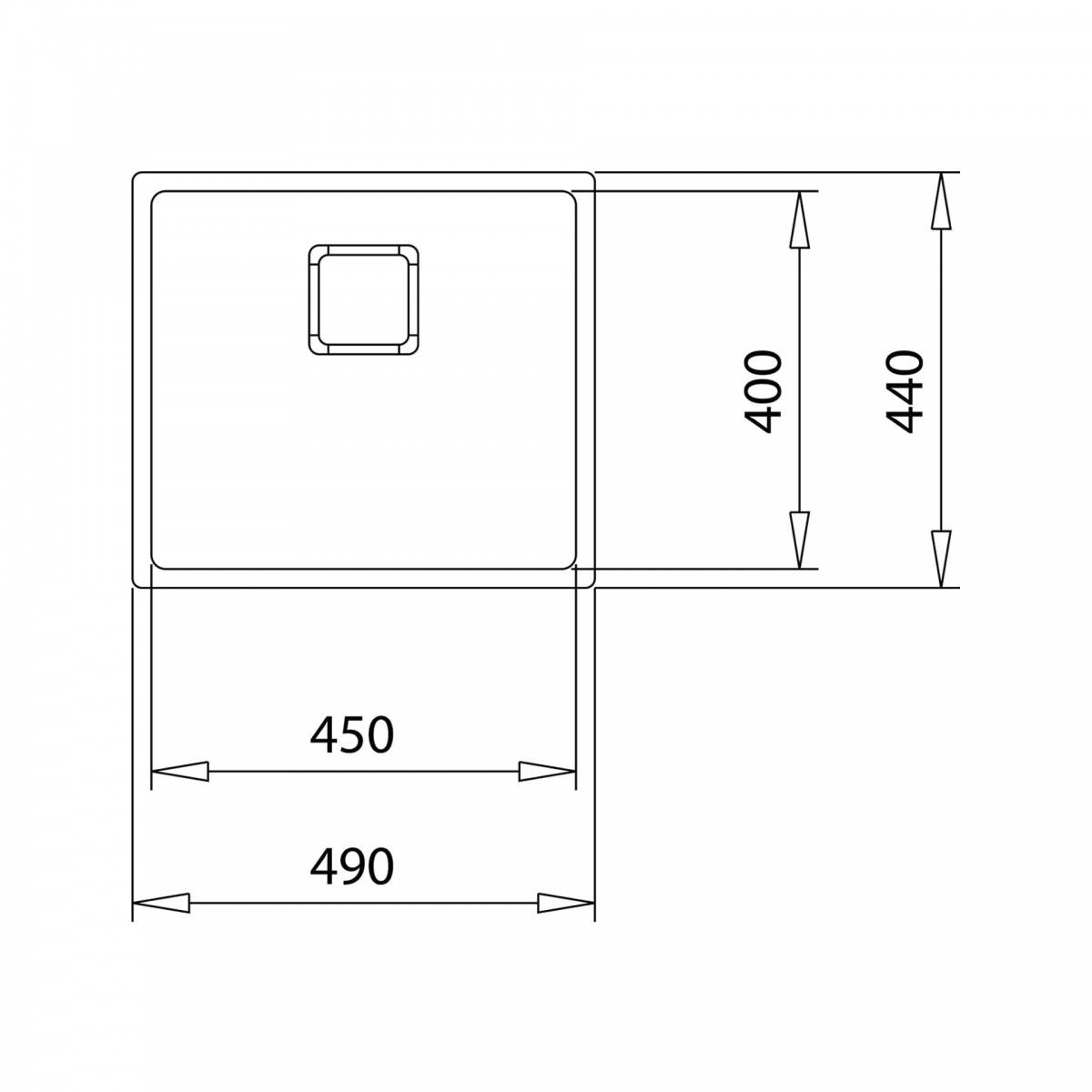 Кухонная мойка Teka Flexlinea RS15 45.40 SQ, 115000013