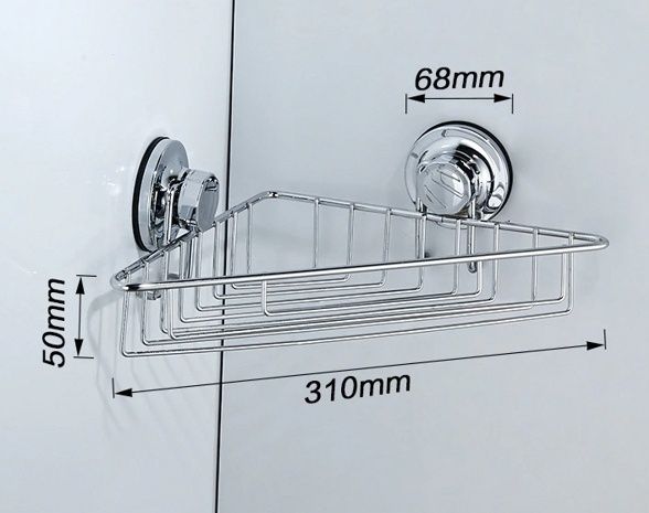 Полка угловая на присосках Ledeme L3728-1