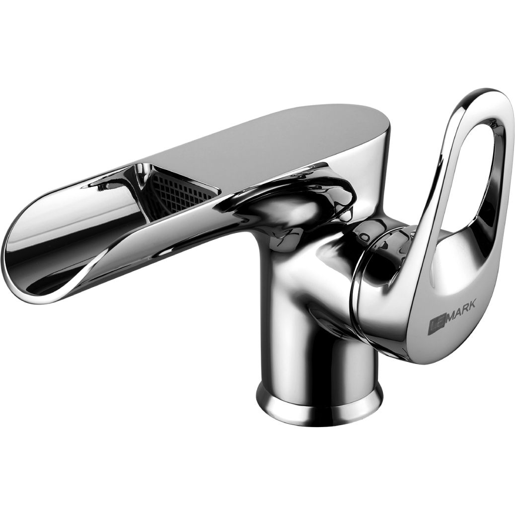 Смеситель для умывальника монолитный каскадный Lemark Omega, LM3146C