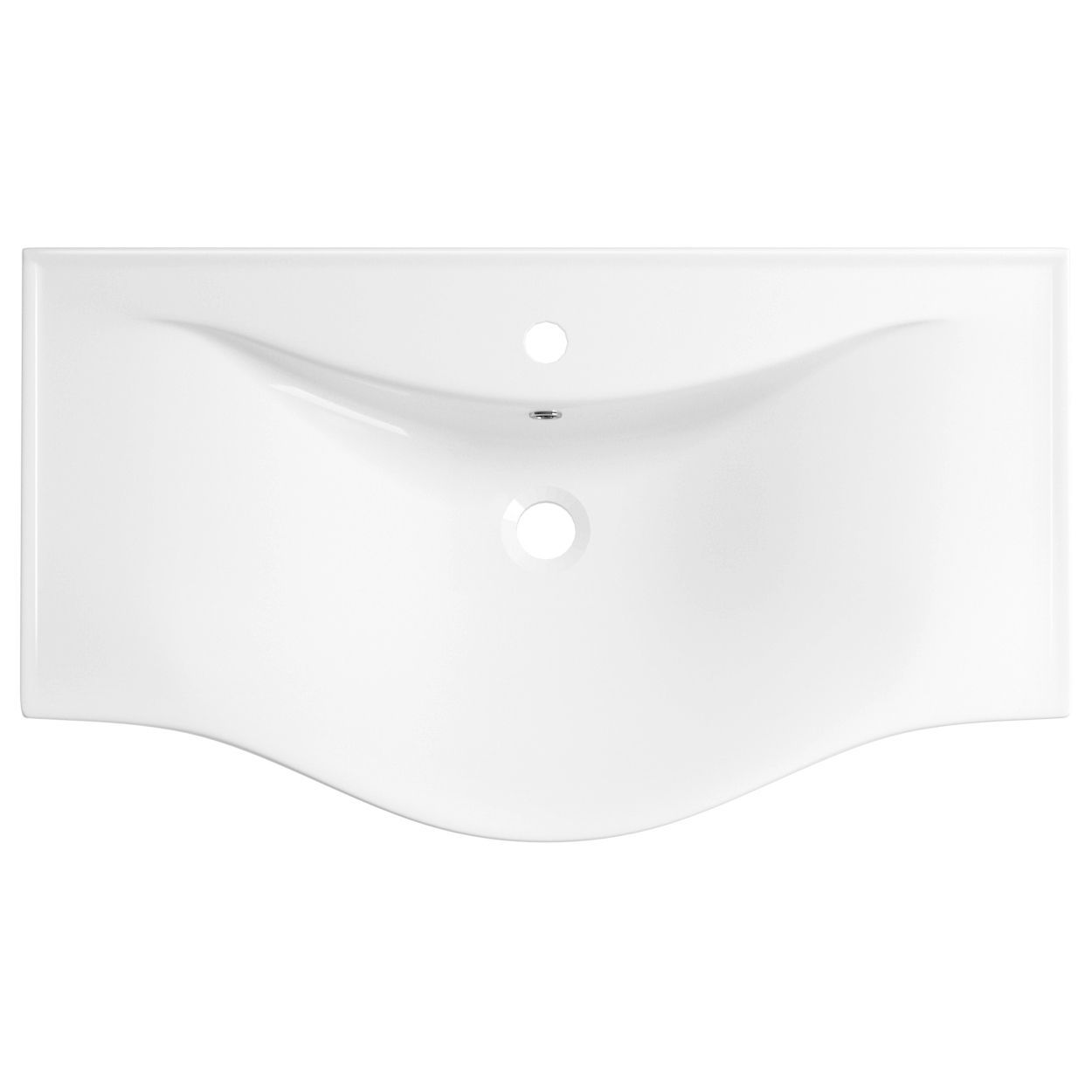 Настенная или мебельная раковина Wellsee Bisou 80x45, 151207000