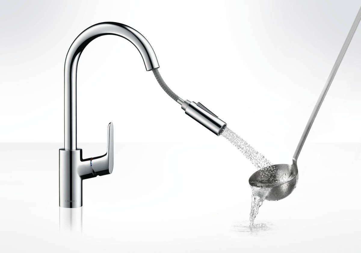 Смеситель для кухни Hansgrohe Focus сталь, 31815800