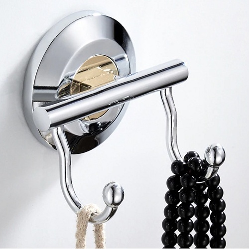 Крючок двойной хром/золото Ledeme L204-2