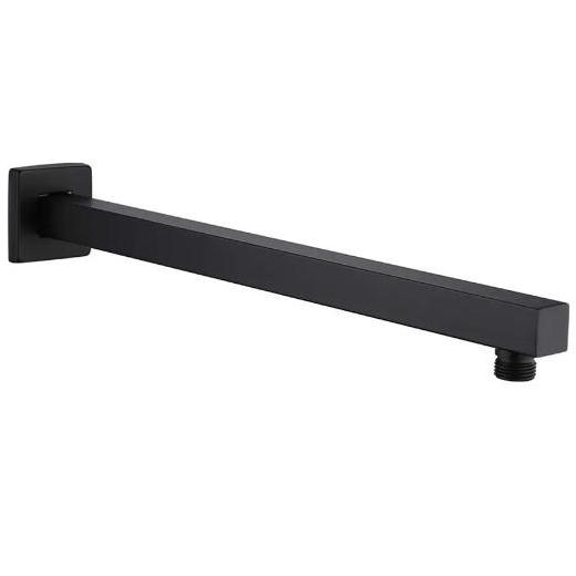 Держатель верхнего душа настенный Berges Ventas S Black, 074008