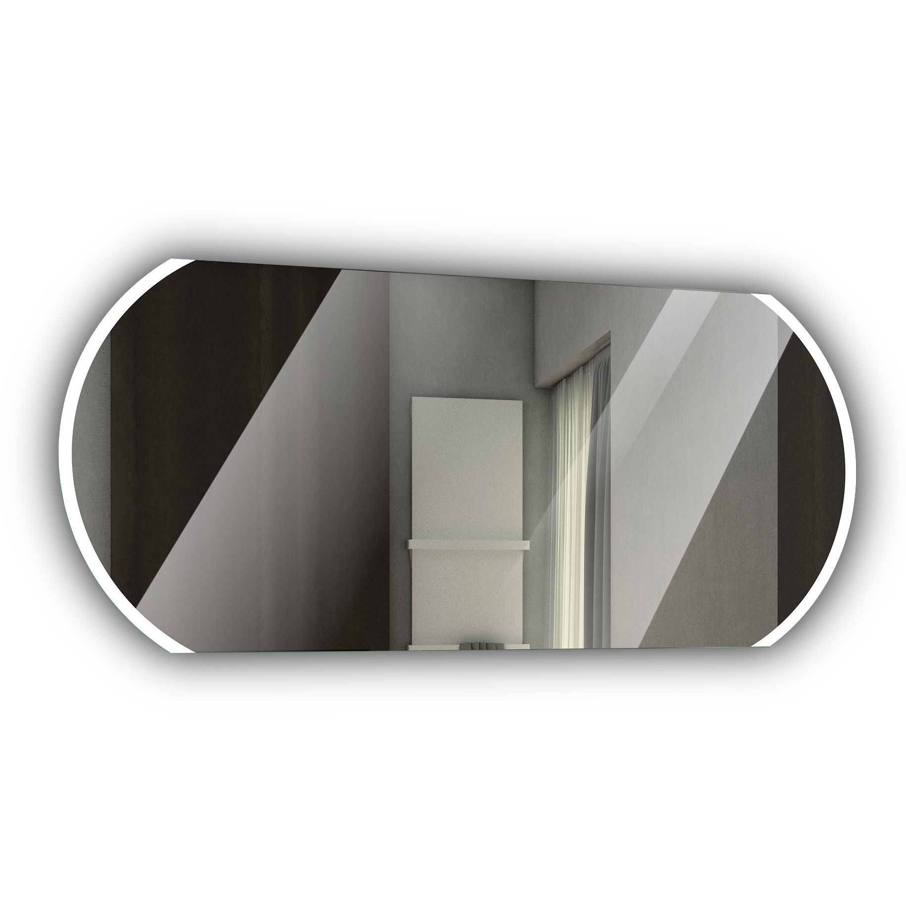 Зеркало Континент Polaris LED 120x70