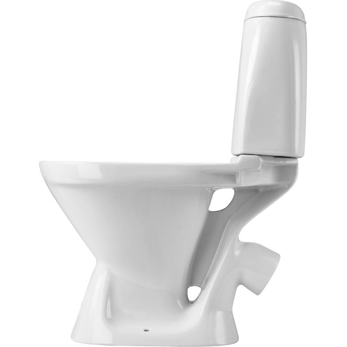 Напольный унитаз Santek Римини, 2 режима, сиденье дюропласт, 1.WH30.2.130