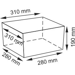 Плетеная корзина WasserKRAFT Dinkel, WB-580-M