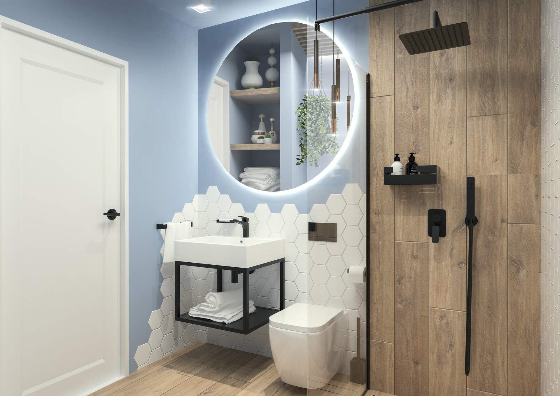 Держатель для полотенец Deante Mokko Nero, ADM_N611