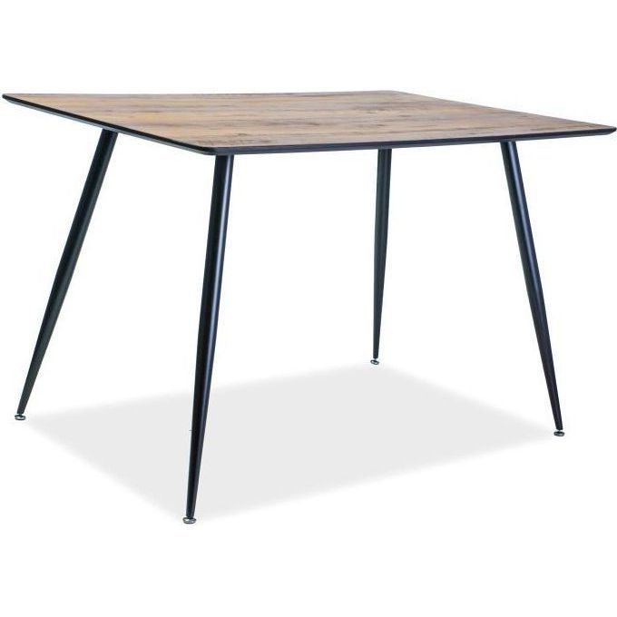 Стол обеденный Signal Remus 120 орех/черный, REMUSO120X80