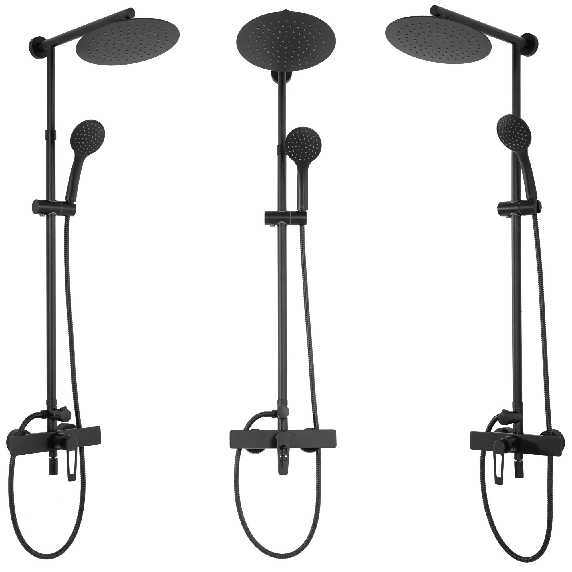 Душевая система Rea Aldi Black, REA-P8800