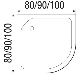 Душевая кабина River NARA LIGHT 80/15 90/15 MT