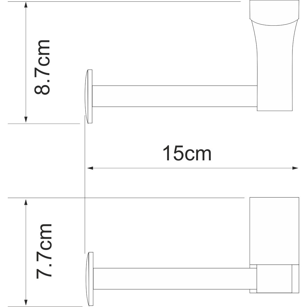 Держатель туалетной бумаги WasserKRAFT Exter, K-5296