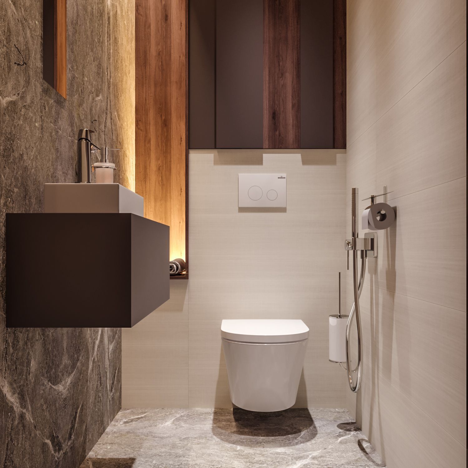 Подвесной унитаз Lavinia Boho Biore Compacto Rimless, 330402CR