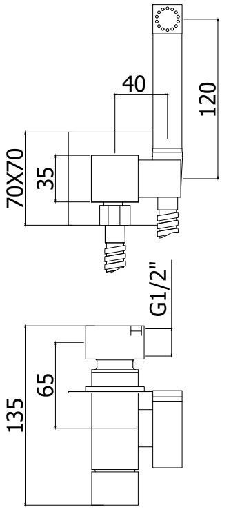 Смеситель Paffoni ZDUP112, ZDUP112CR