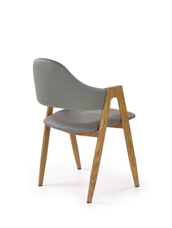 Стул кухонный Halmar K247 серый, V-CH-K/247-KR-POPIEL