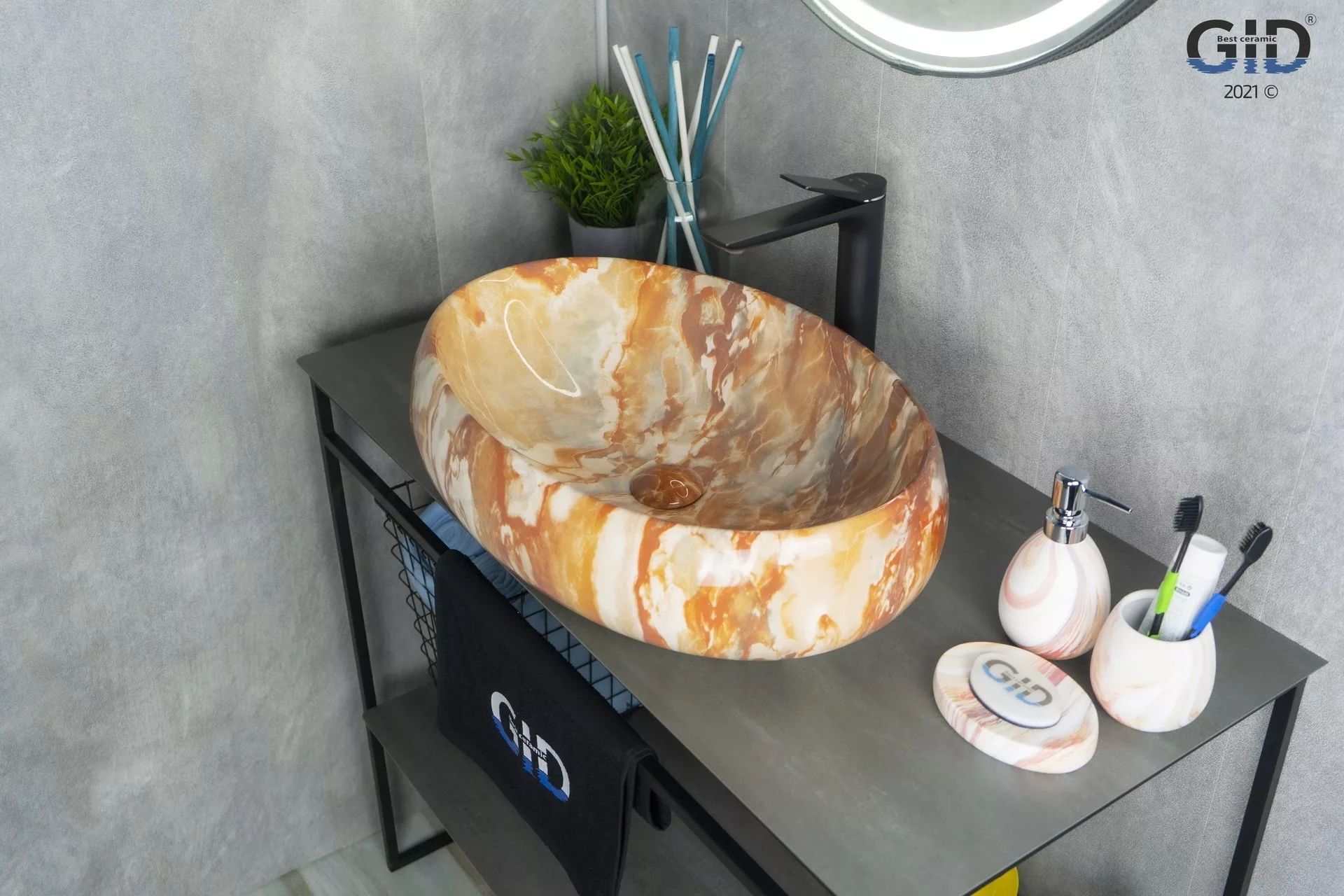 Умывальник Gid MNC169 60x41, 54410