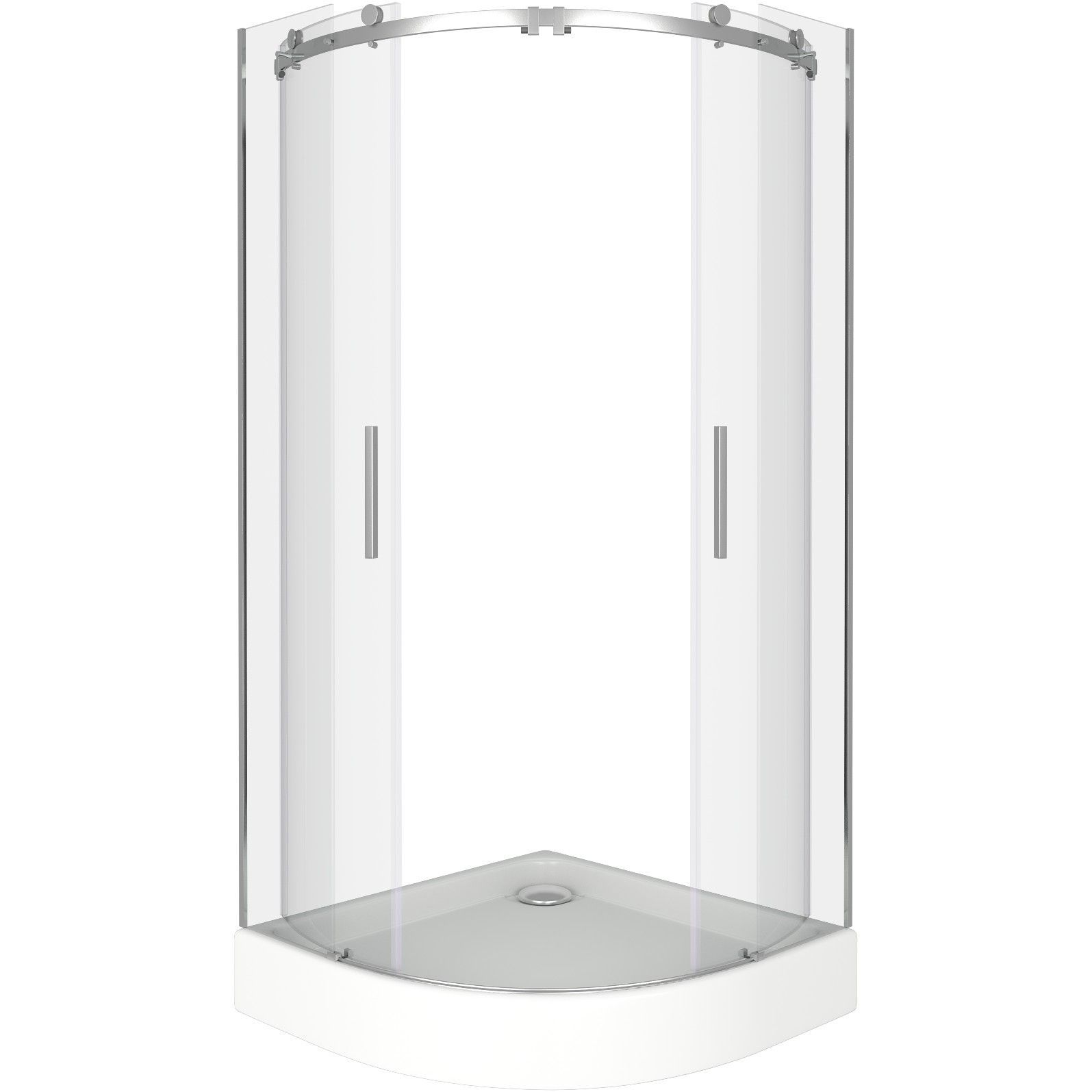 Душевой уголок Good Door Galaxy Black R-TD-90-C-B