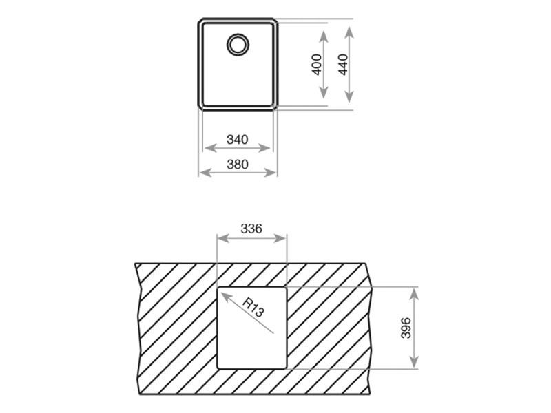 Кухонная мойка Teka Be Linea RS15 34.40, 115000008