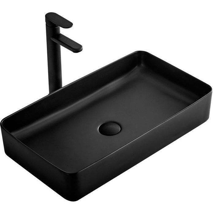 Умывальник Rea Denis Black Matt 61.5x35, REA-U3690