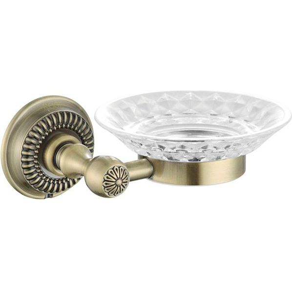 Мыльница стеклянная Rose, RG1403Q