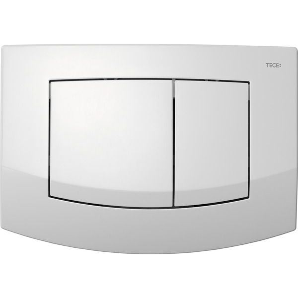 Кнопка смыва унитаза TECEambia, белая, двойная, 9240200