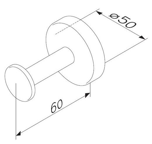 Крючок для халата AM.PM Inspire 2.0, A50A35800