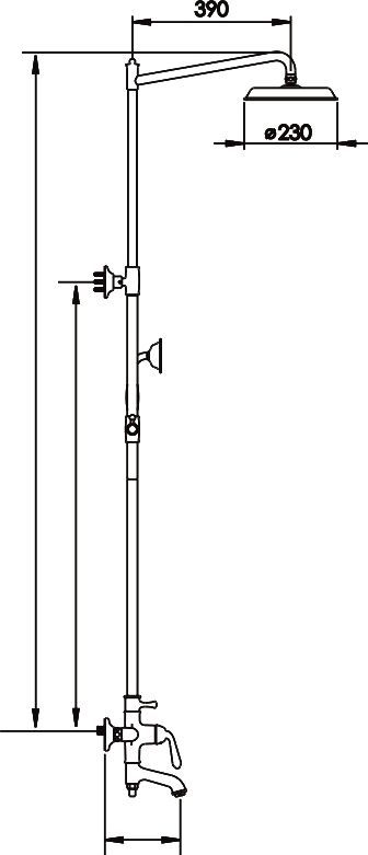 Душевая система Rose, R0236H
