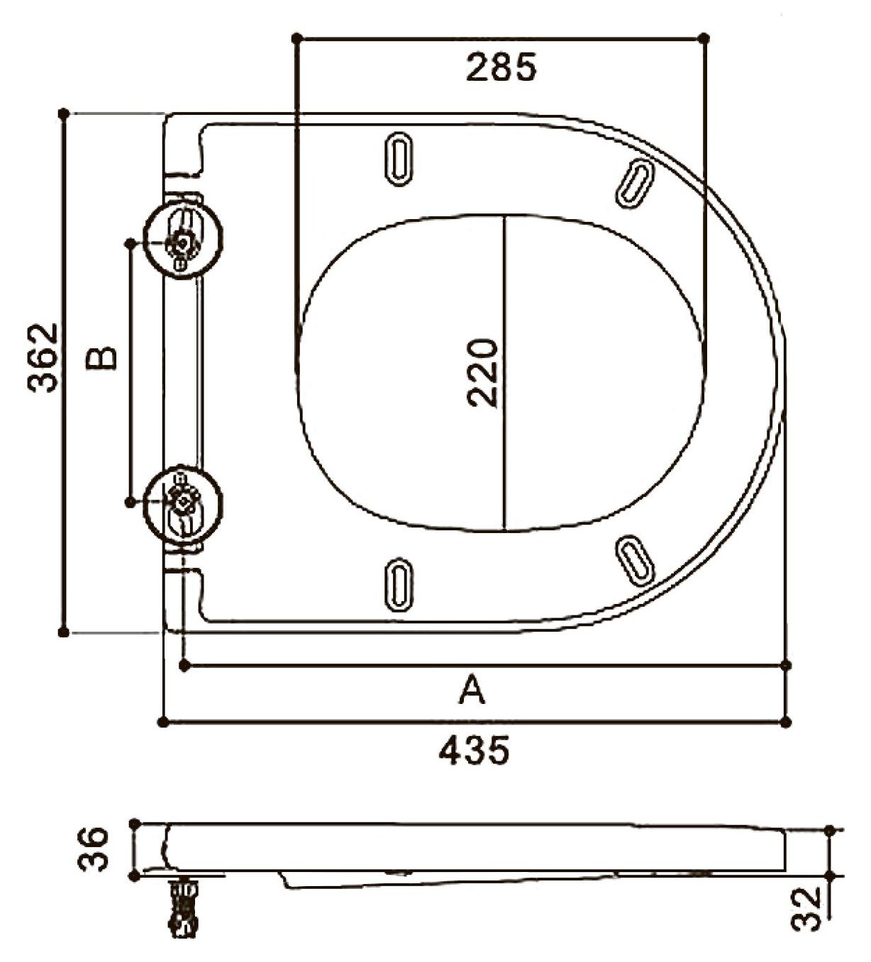Сиденье с крышкой для унитаза Lavinia Boho Biore, 33290420
