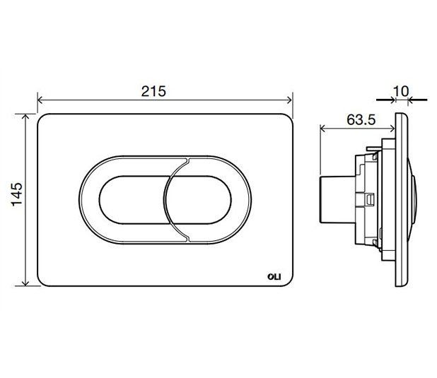 Панель OLI Salina белая, 640081