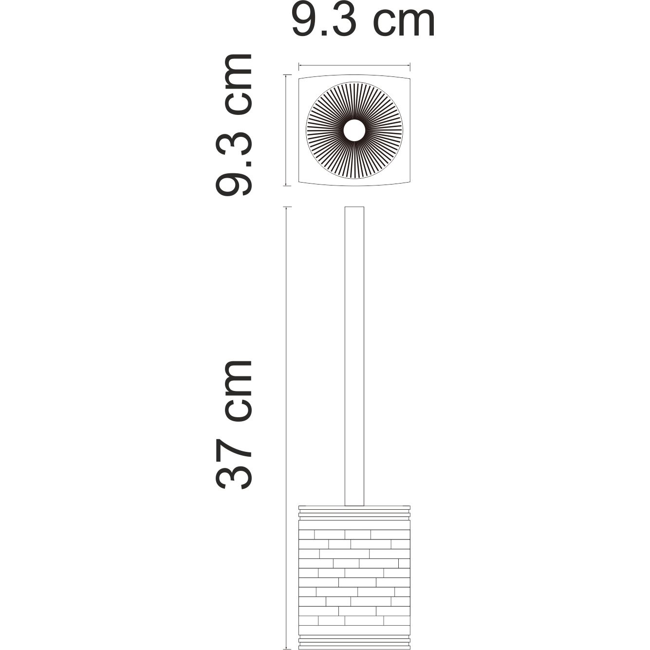 Ерш напольный WasserKRAFT Main, K-4727