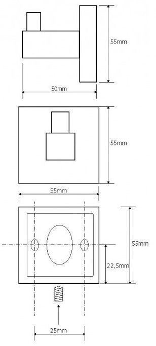 Крючок для одежды Bemeta Beta, 132306172