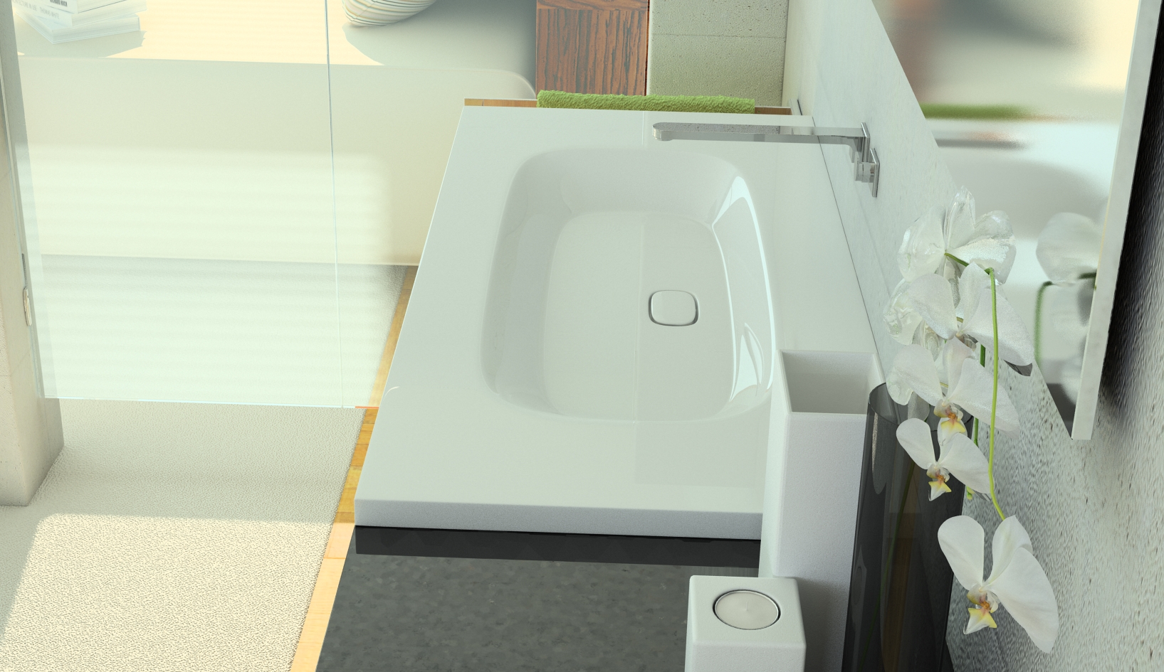 Раковина Andrea Stella 1000, 100x51.5