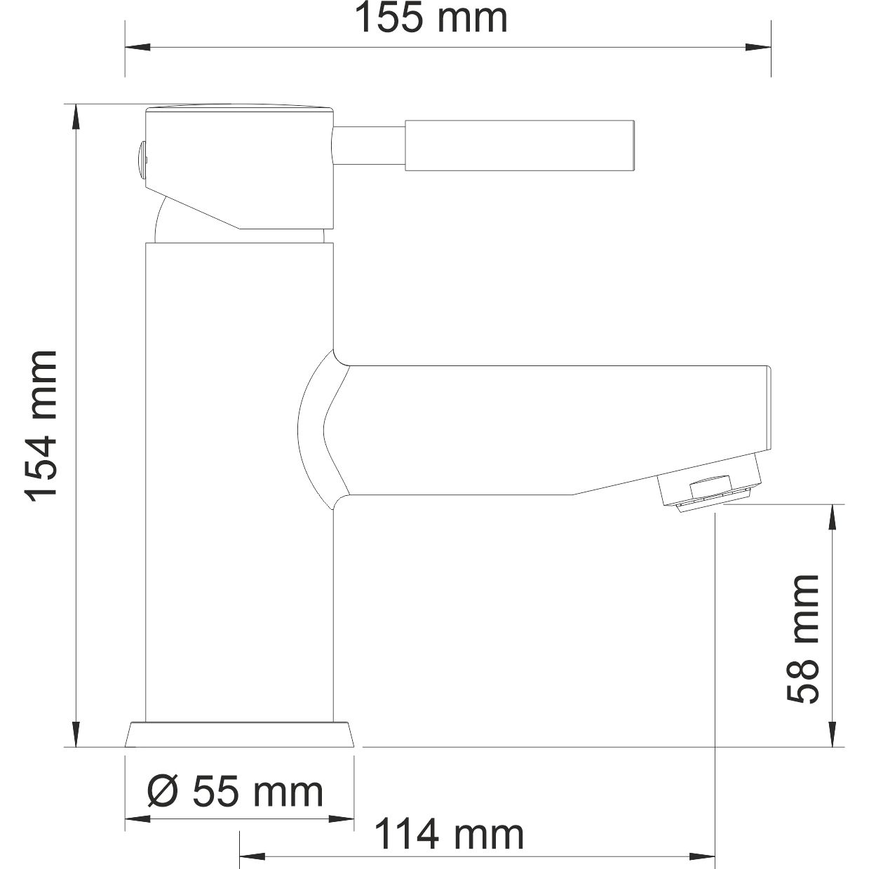 Смеситель для умывальника WasserKRAFT Wern, 4203
