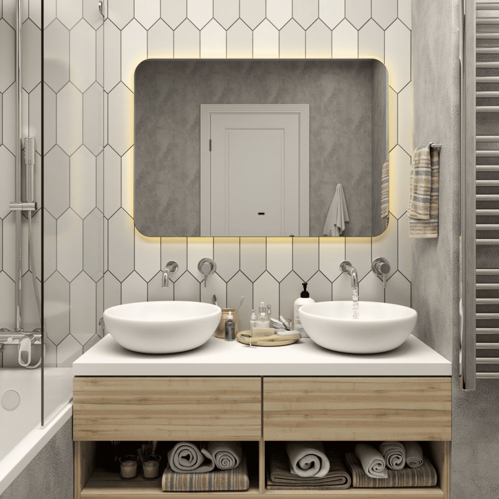 Зеркало Континент Burzhe LED 80x70