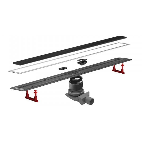 Душевой лоток Pestan Confluo Premium Line Black Glass