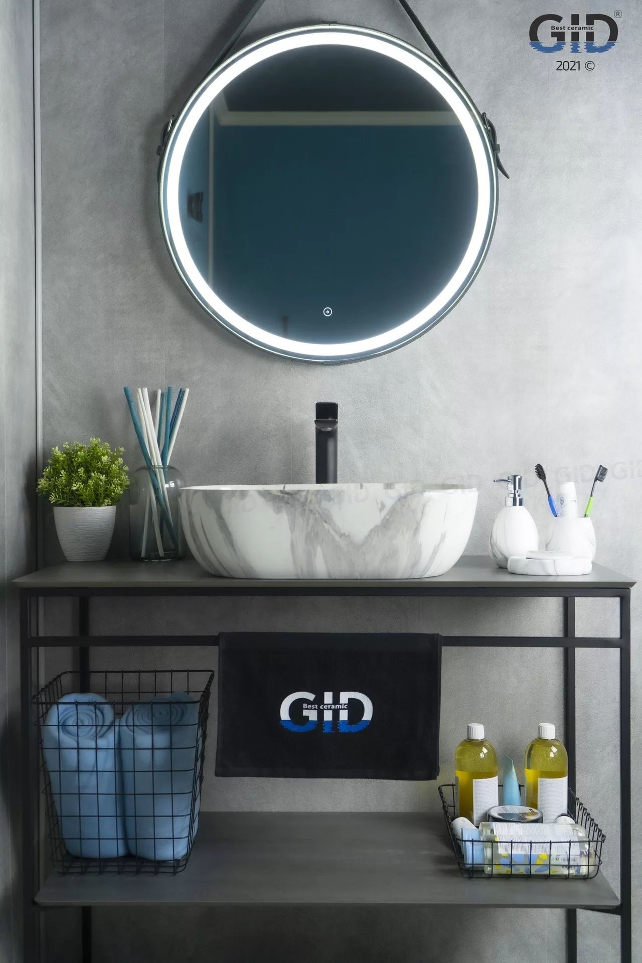 Умывальник Gid K397G125 50x40, 54402